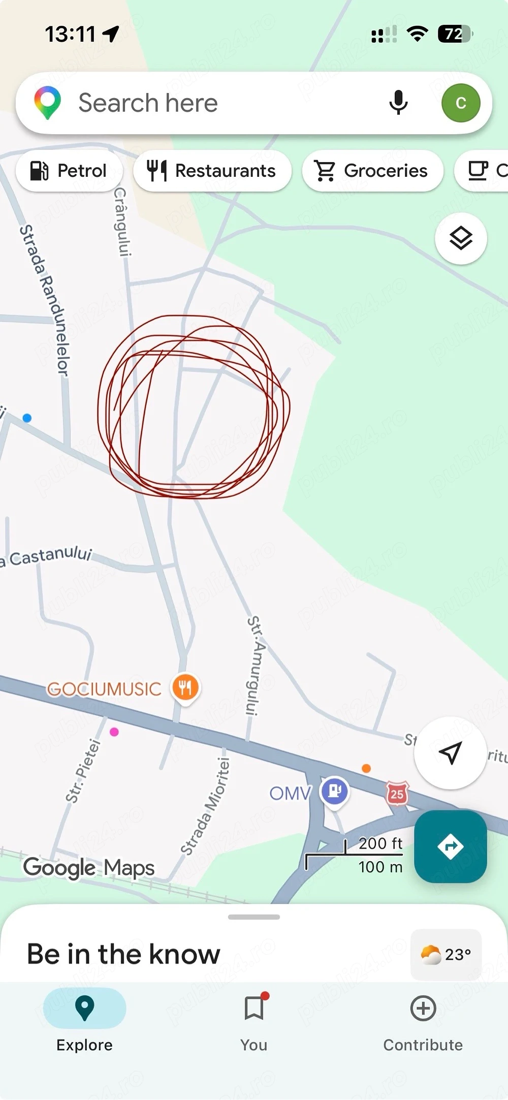 teren sendreni galati