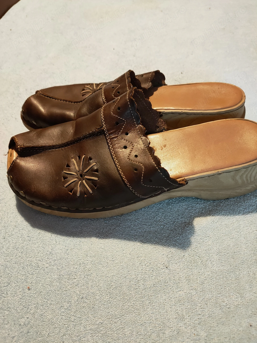Saboți piele import Germania 