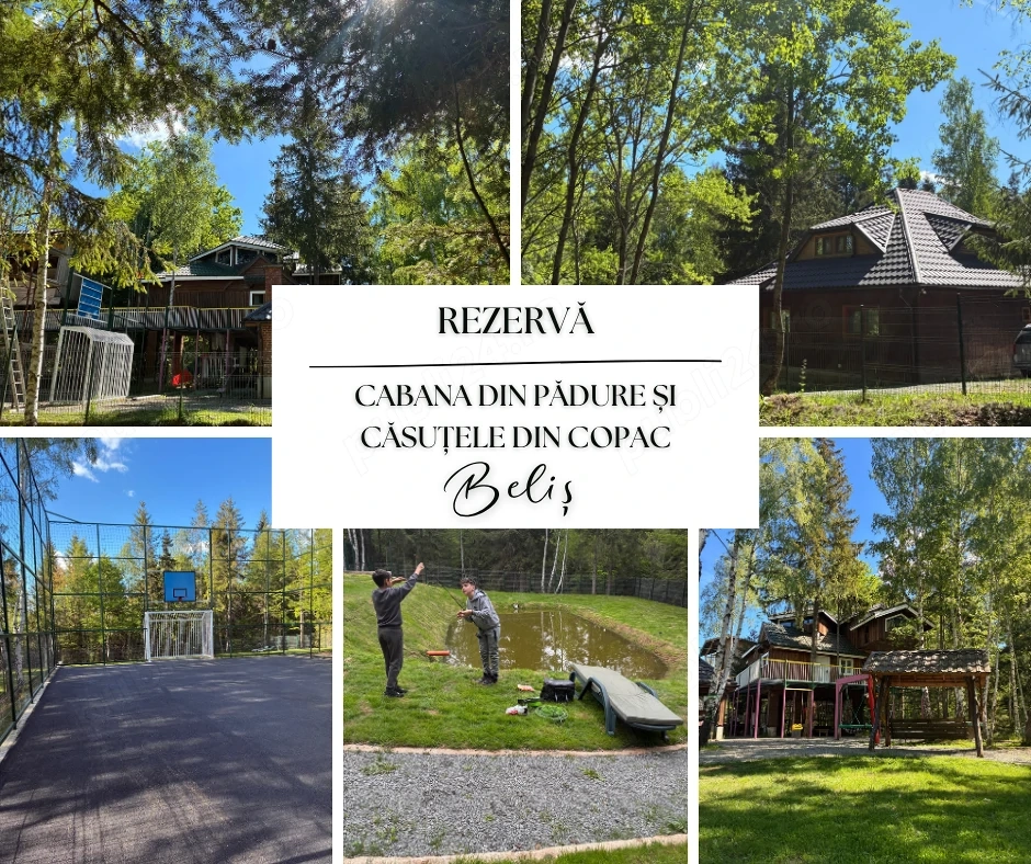 Oferta Weekend liber: 19-21 iunie 2026! Rezerva weekend Cabana din Padure & Casuta din Copac   Belis