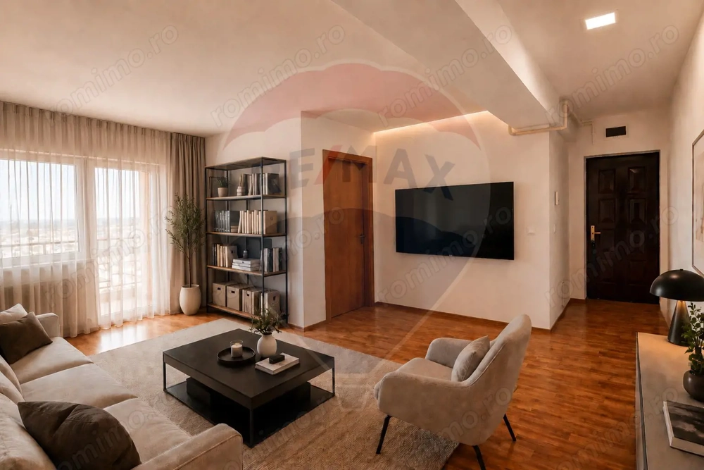 Apartament generos 3 camere, parcare subterană inclusă | Confort City