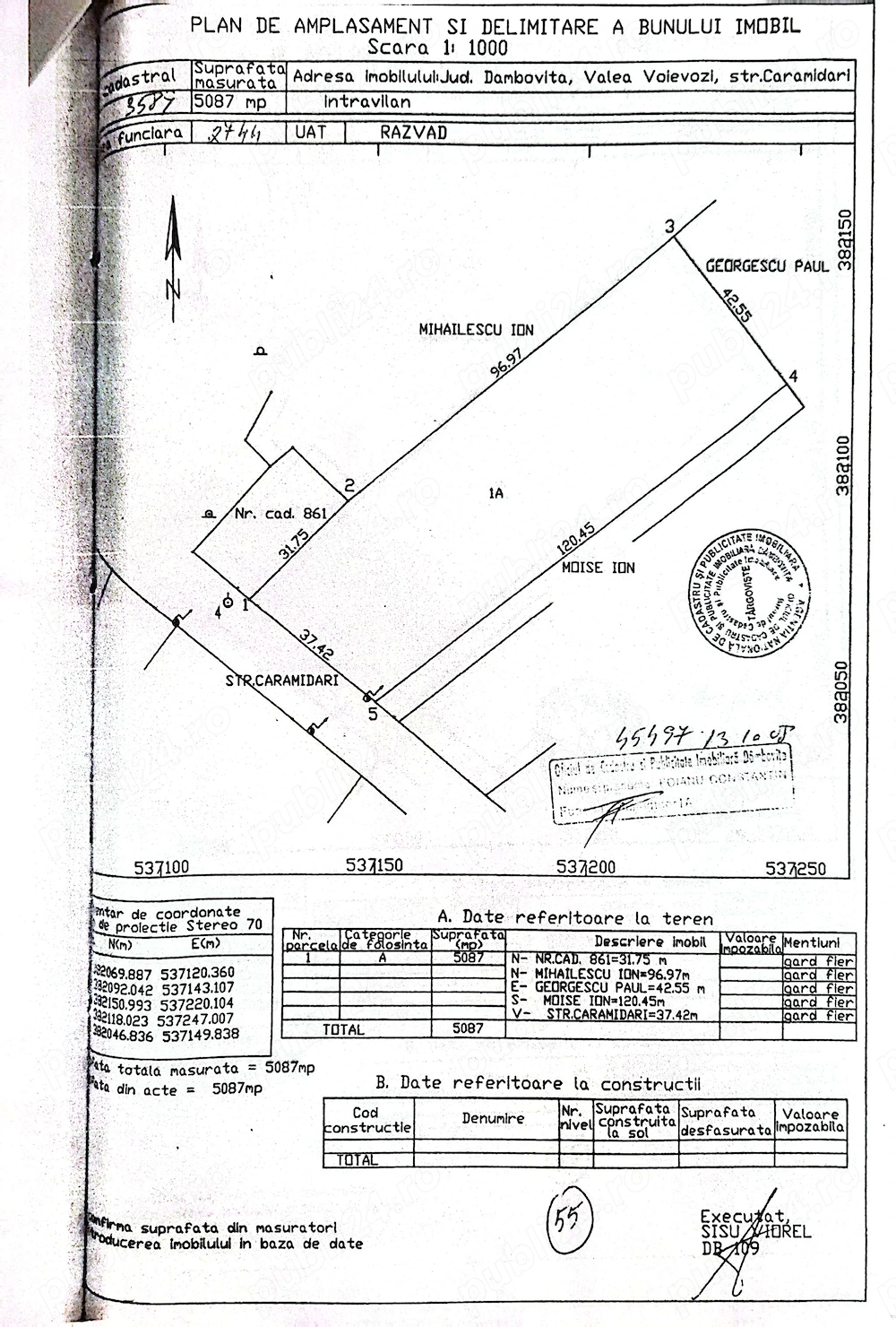 Teren Răzvad Cărămidari 5087 mp