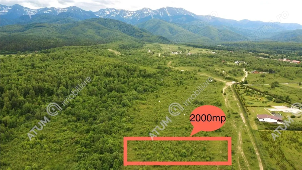 Teren extravilan 2000 mp in Porumbacu de Sus din Sibiu