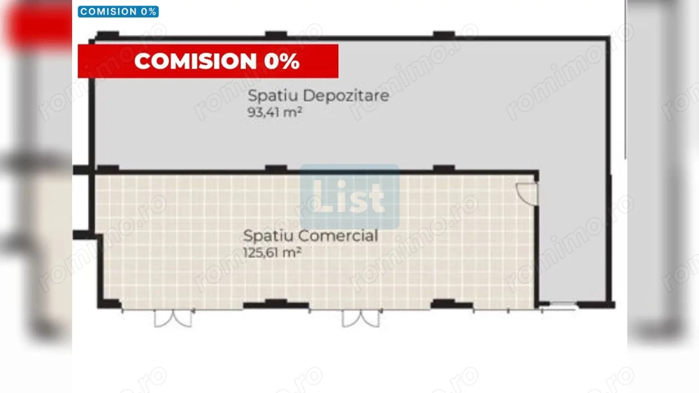 Spațiu comercial de vânzare în Sopor  219 mp┃
