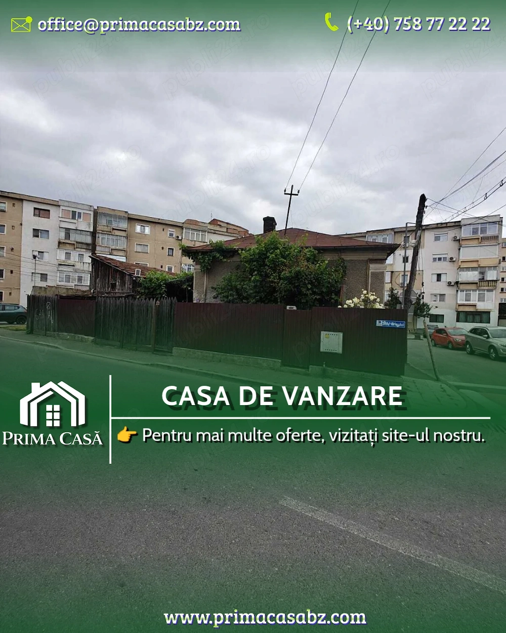 Proprietate cu potențial comercial   casă și teren în zona Clubul Politistilor   Mioritei   S=260mp 