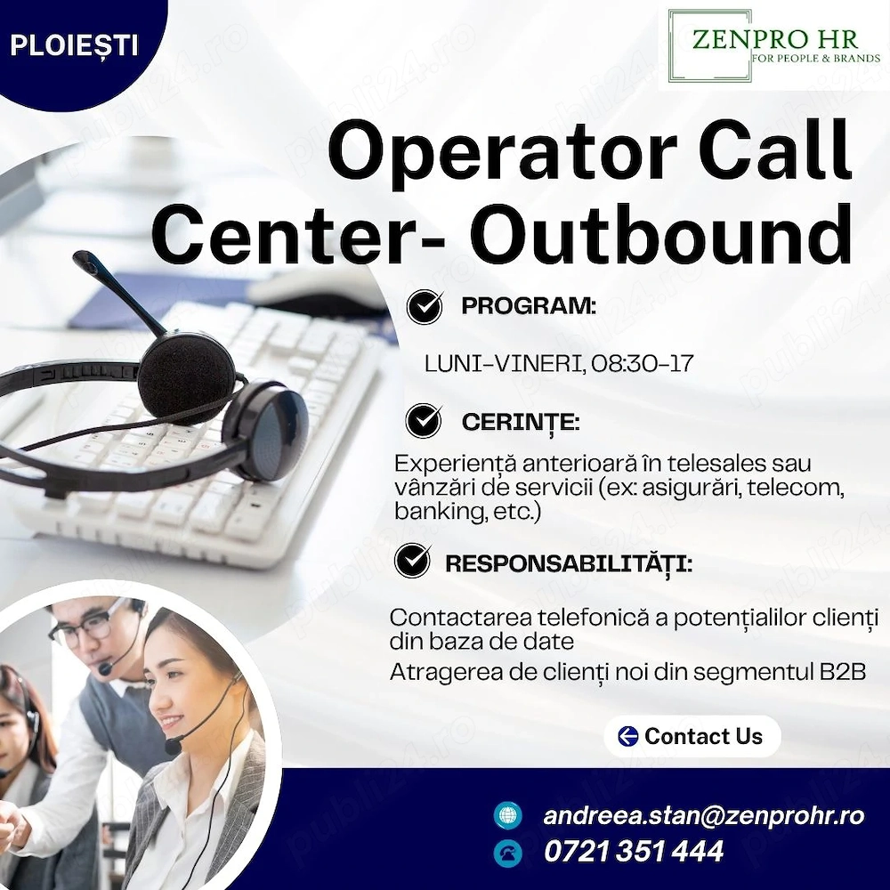 Recrutam Operator Call Center   Outbound