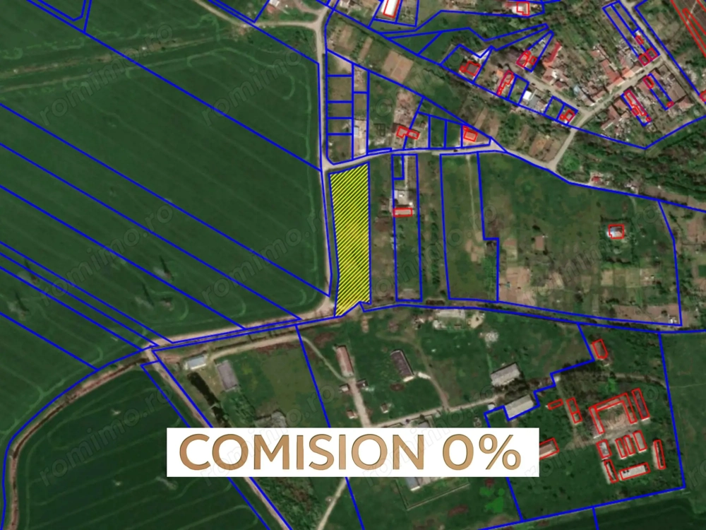 COMISION 0, TEREN INTRAVILAN, 5.876 MP, 200 ml Front, RONAT, TIMISOARA
