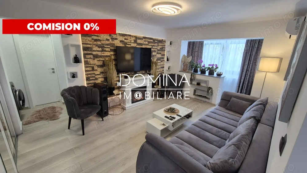 Vânzare apartament 3 camere, etaj 1, renovat, mobilat, utilat – Rovinari