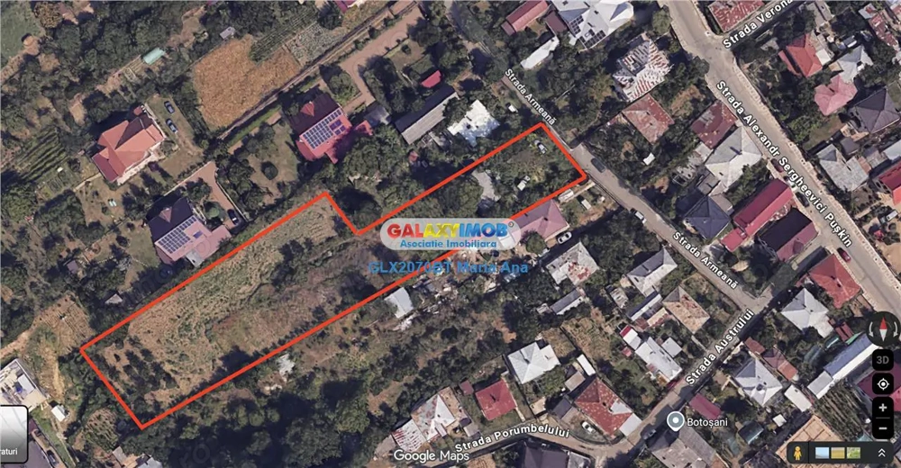 Exclusivitate: Teren Intravilan 3.862 mp. municipiul Botosani!