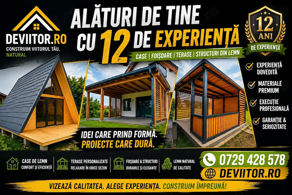 Constructi de viitor alături de tine de 12 ani