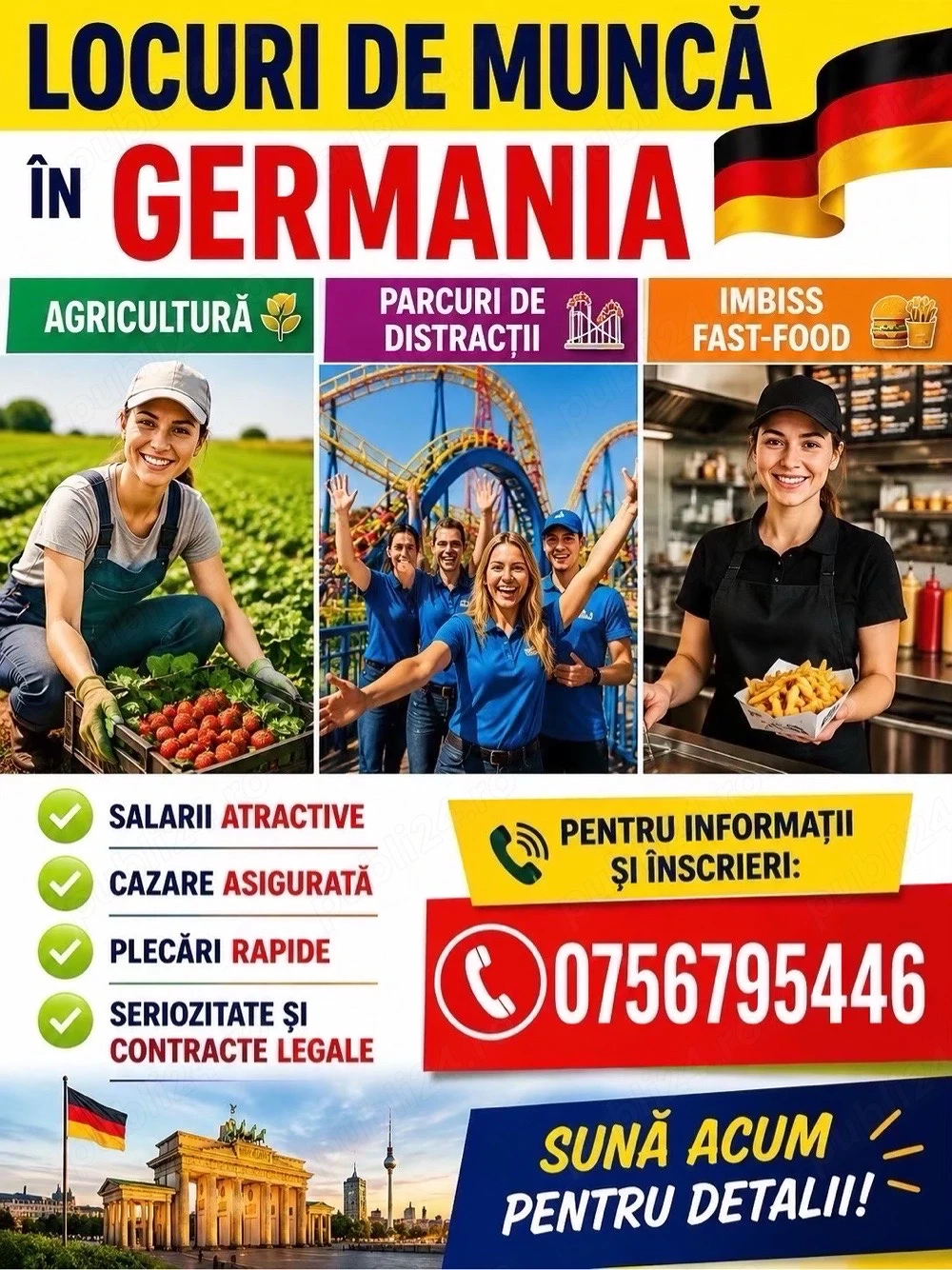 Locuri de munca pentru necalificati 