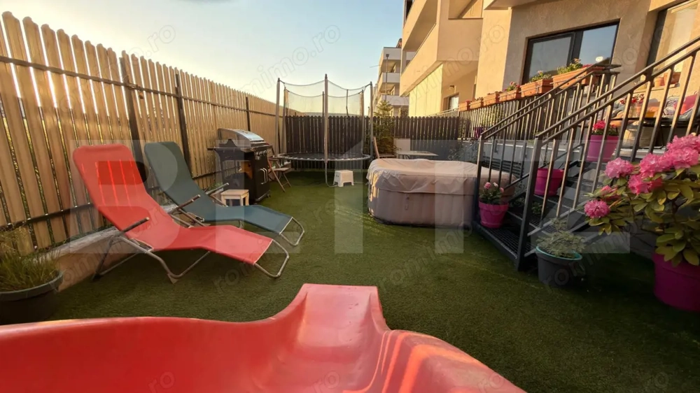 Apartament 3 camere cu gradina, terasa si parcare langa Baza Sportiva Floresti