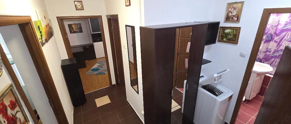 Proprietar, De inchiriat apt 2 camere (prima inchiriere), complet utilat & mobilat