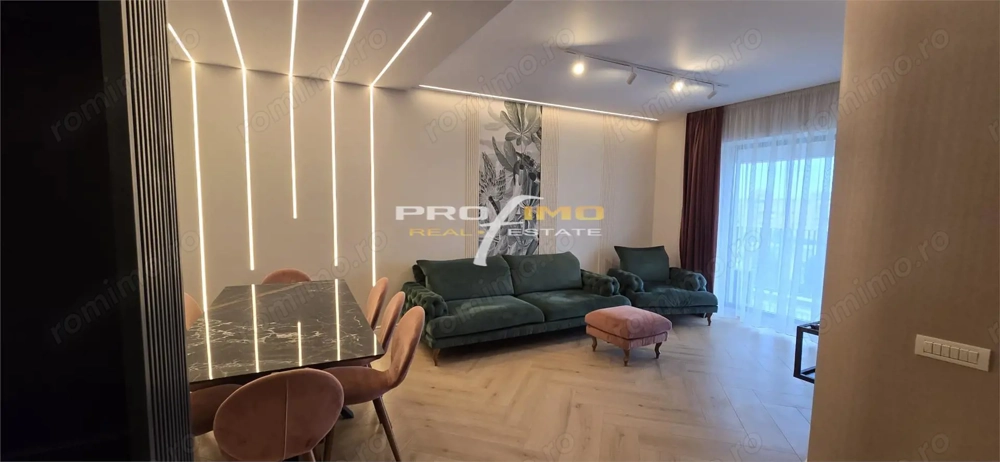 Tomis Nord , apartament 2 camere lux, mobilat, utilat, loc parcare, termen lung