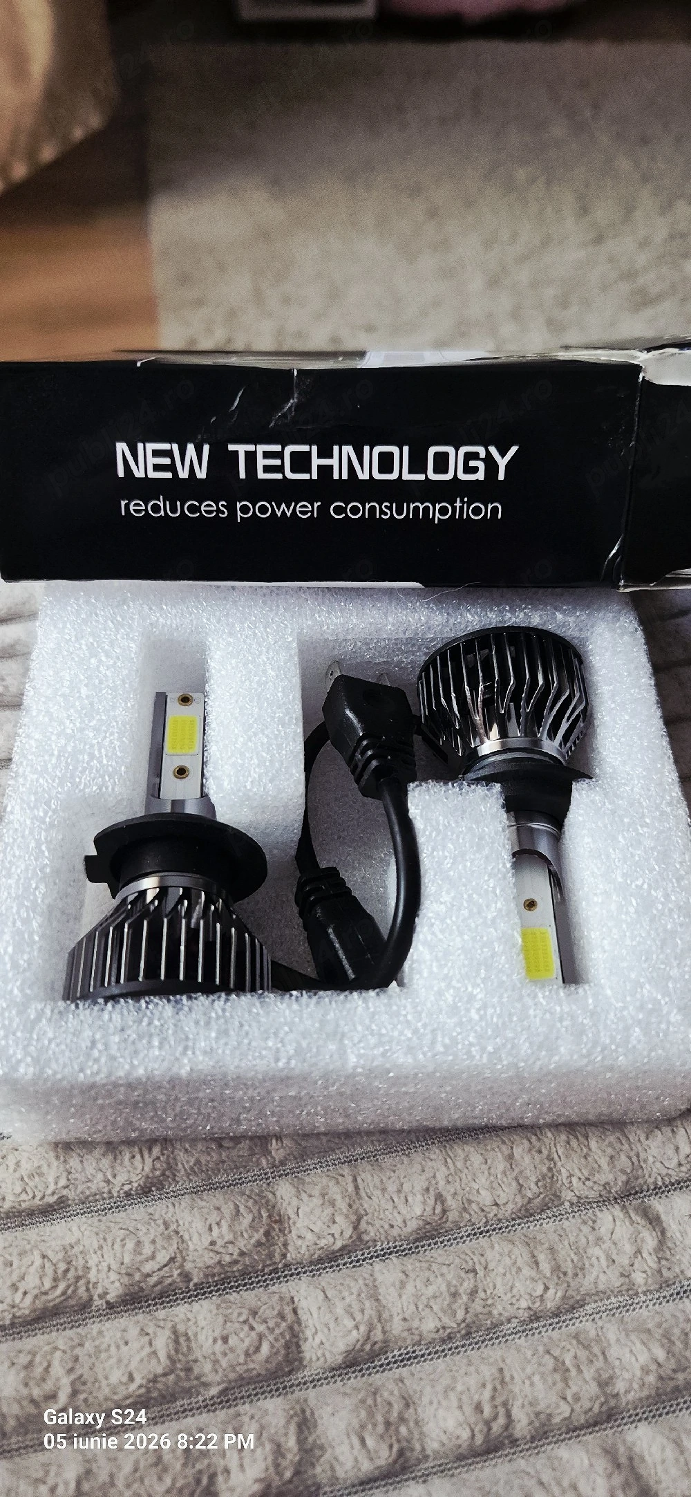 Becuri led auto H7 set - 2 buc