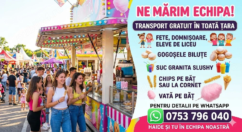 ne marim echipa Trimite un mesaj pe WhatsApp la   și alătură-te echipei noastre! 