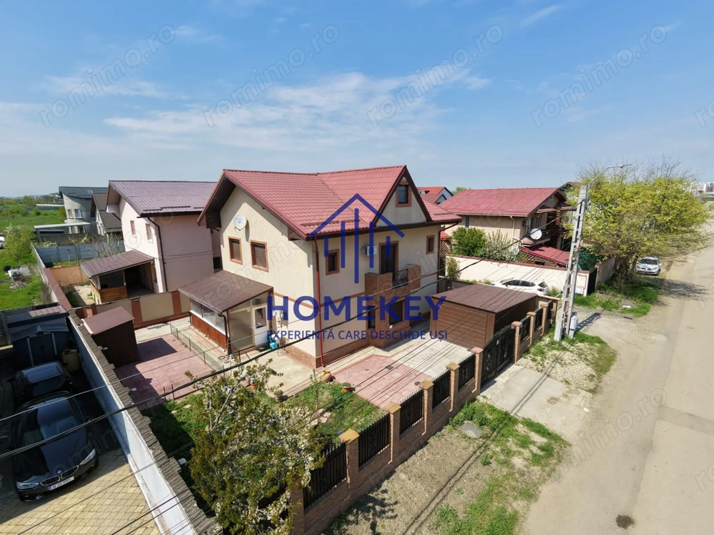 Casă P+1+P de vânzare – Măgurele, Str. Lotusului, deschidere 2 strazi