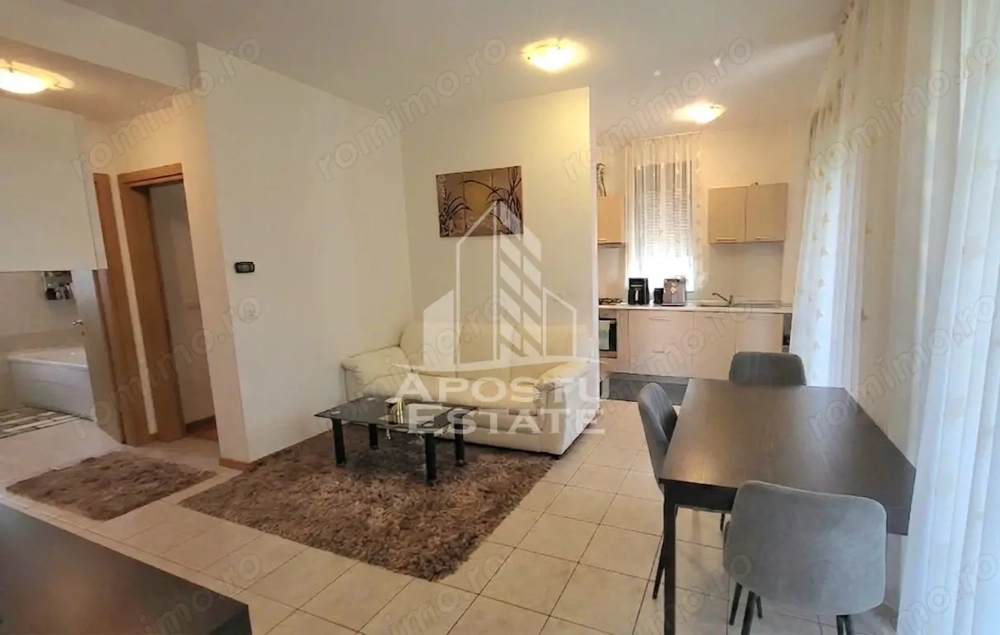 Apartament cu 3 camere,2 bai,mobilat,etaj 1,Dumbravita Kaufland