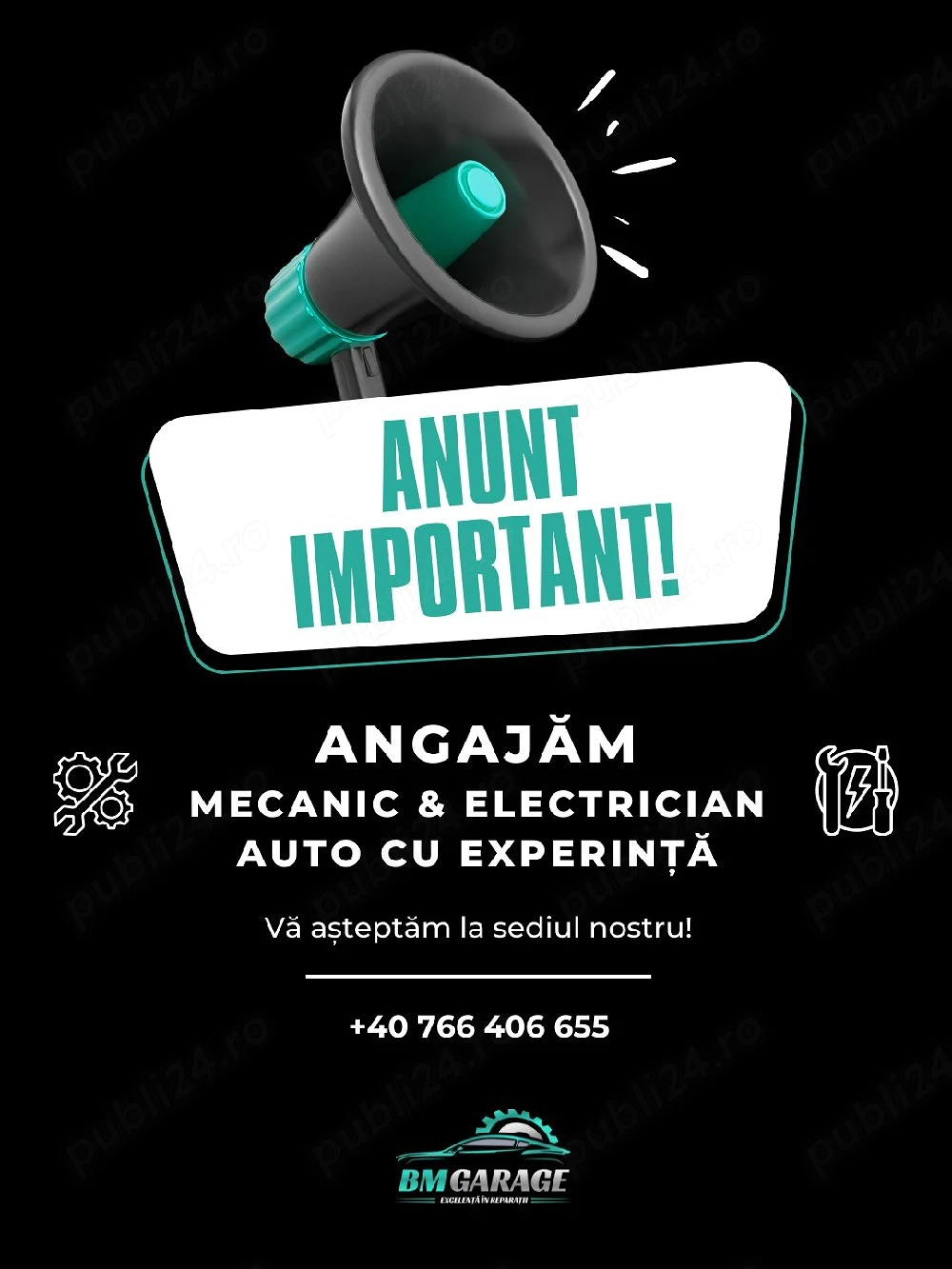 angajam mecanic si electrician auto