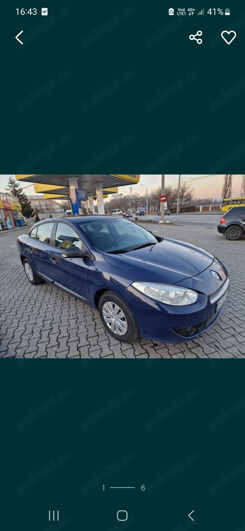 Renaul fluence 1.5d 90cp 2011 euro 5
