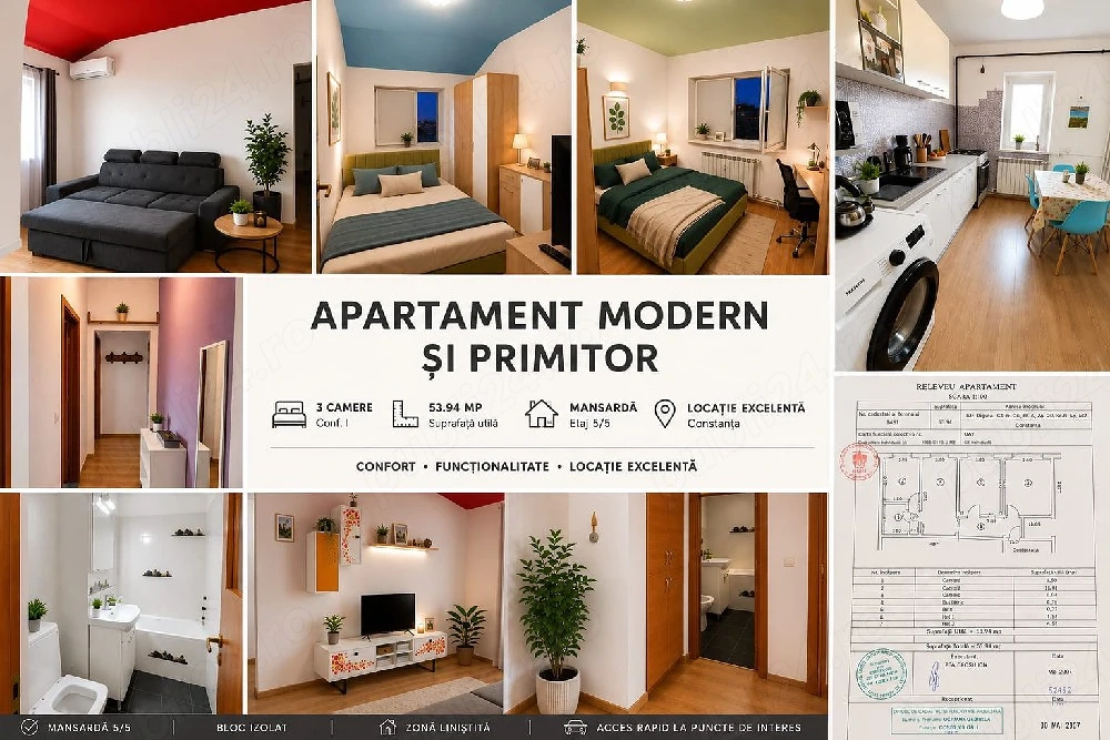 Apartament 3 camere Constanta