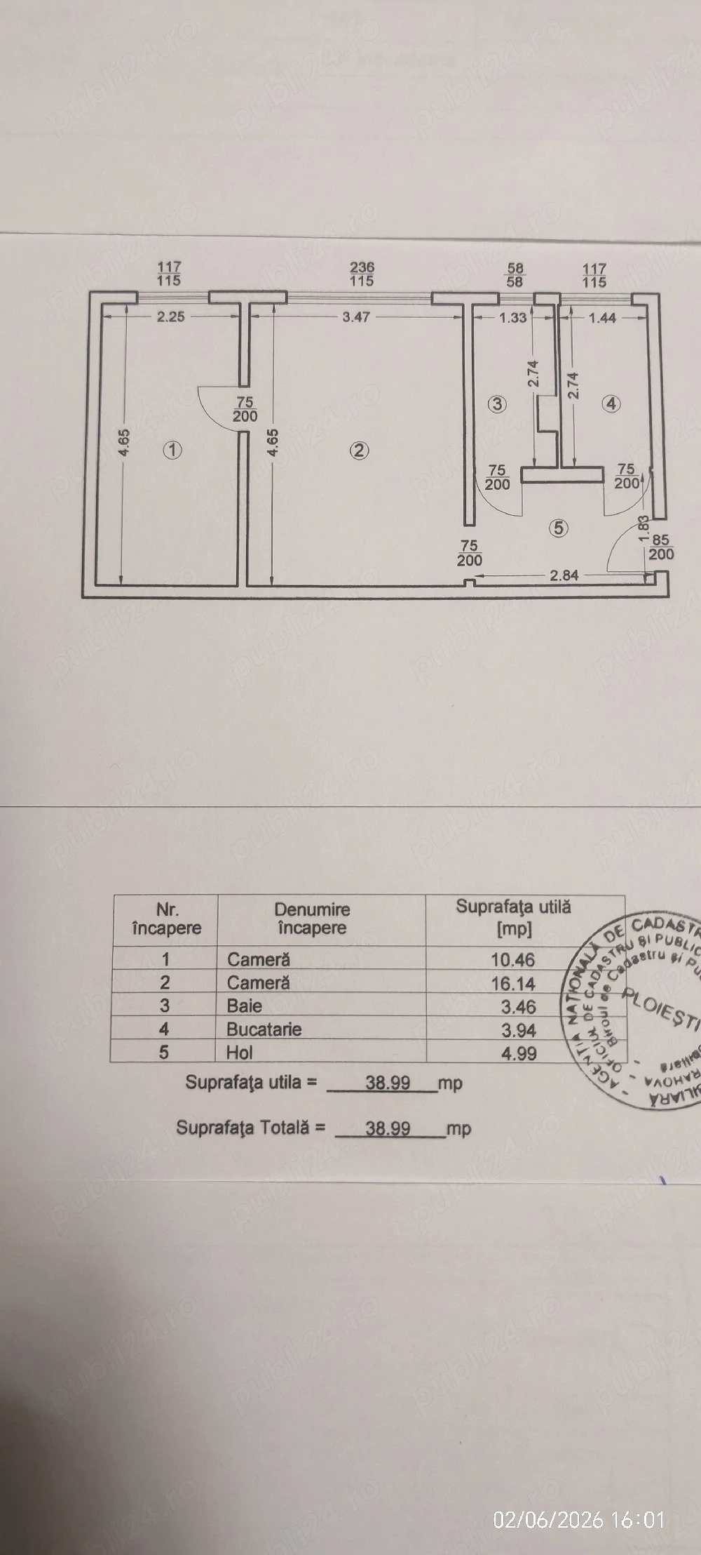 Apartament 2 camere ,Malu Rosu