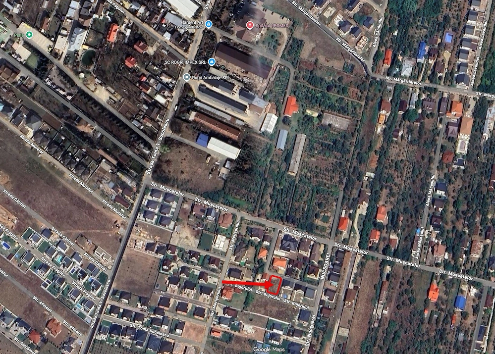 Teren intravilan de vanzare in Paulesti, 500 mp