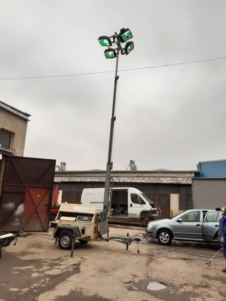 Turn de iluminat Ingersoll Rand LT 1050   Catarg telescopic, stare bună