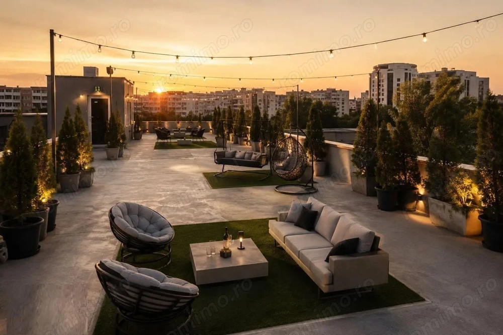 Rooftop-Penthouse-Ultracentral-Lift in zona de living.  6 camere, 460+mp