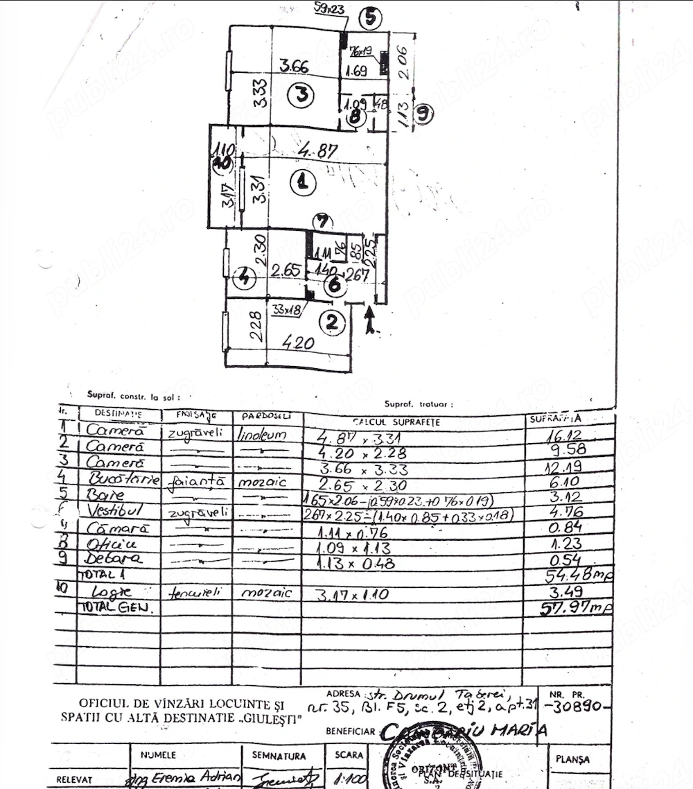 Apartament de vanzare in Drumul Taberei 35 - STATIE METROU TUDOR VLADIMIRESCU