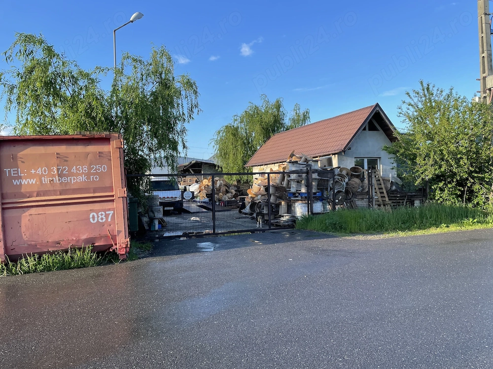 Vanzare platforma industriala. Centru de colectare deseuri reciclabile