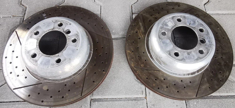 Discuri frana fata BMW ventilate perforate, BMW M PERFORMANCE 34116786392 E90 E92, E82, 135i 335i