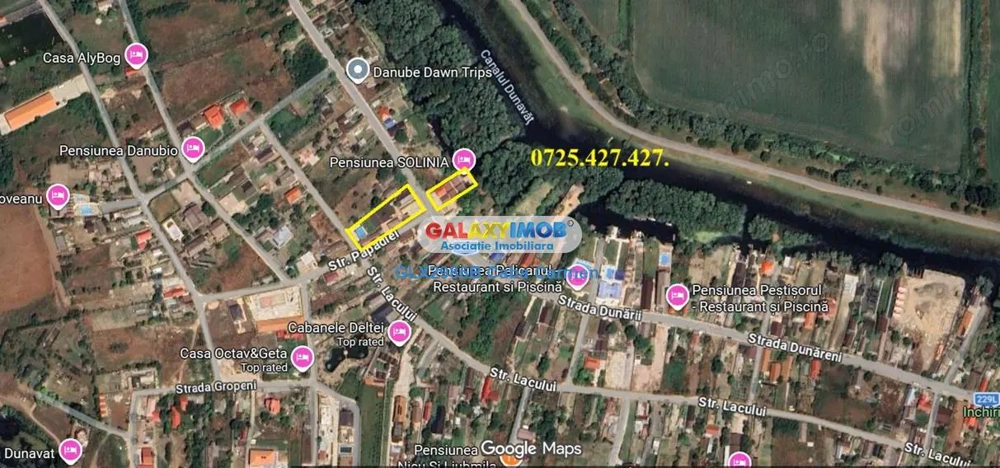 Vanzare Pensiune Solinia+Restaurant+piscina+debarcader-Dunavatu de Jos