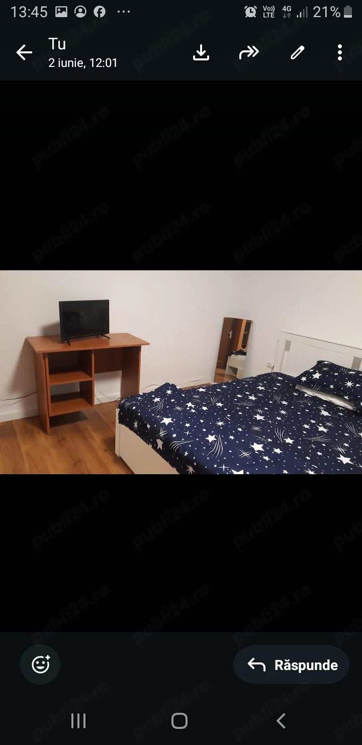 Închiriez apartament o camera cu parcare