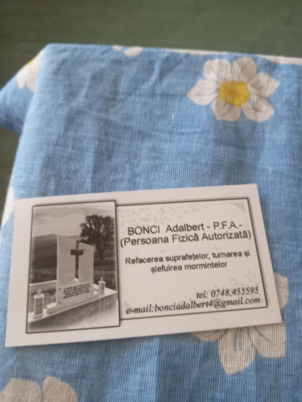 Bonci Adalbert persona fizică autorizată 