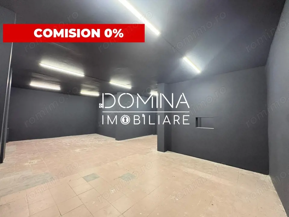 Închiriere spațiu comercial 110 mp, vitrină stradală  – zona 8 Mai, Târgu Jiu