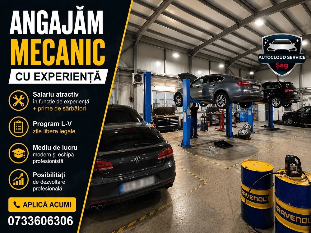 Angajam mecanic auto cu experienta