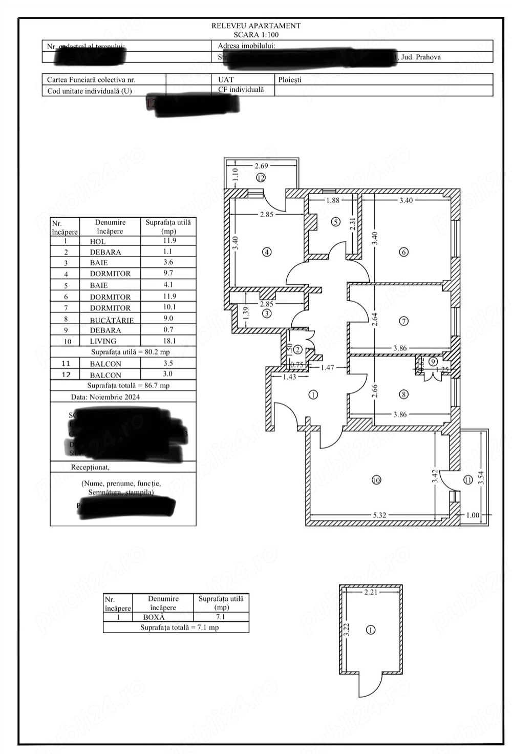 Apartament 4 camere, Ploiesti, central,  Republicii - M. Viteazu, etaj 2 4, 87mp, decomandat