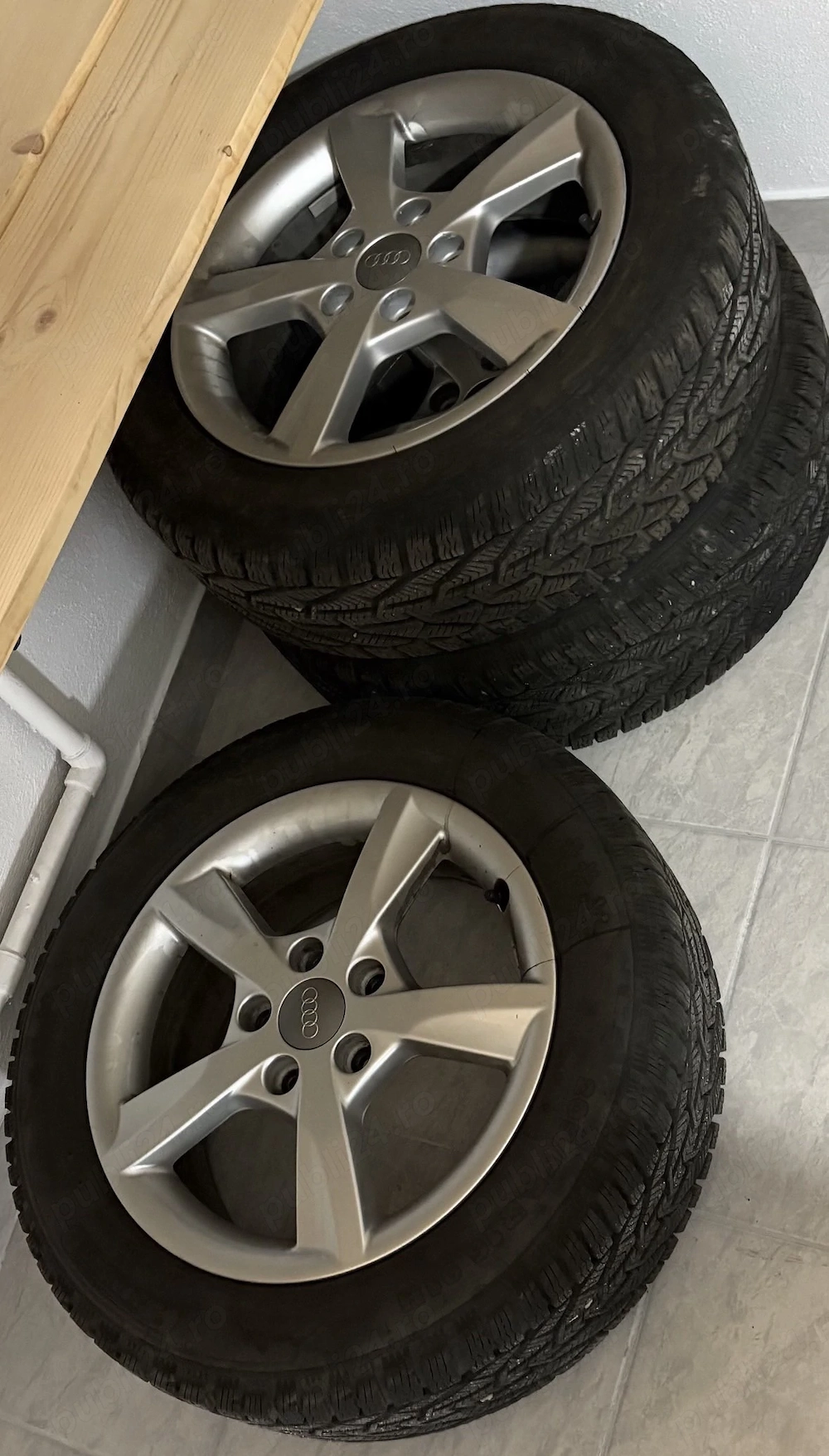 Set jante+cauciucuri Audi 205/55 R16