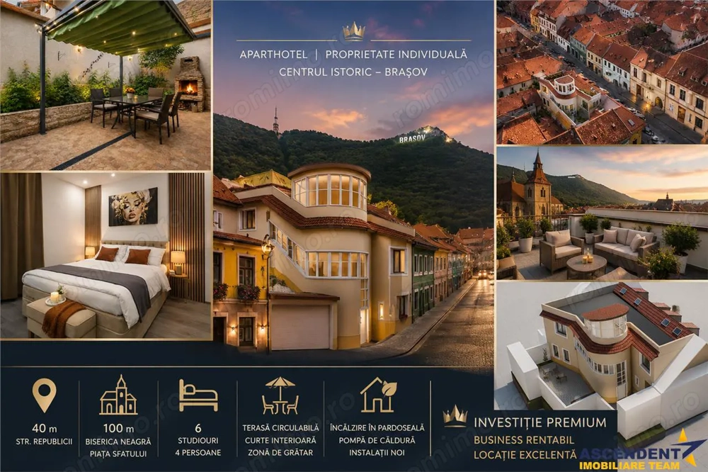 Aparthotel elegant, potential ridicat, ultracentral, Brasov