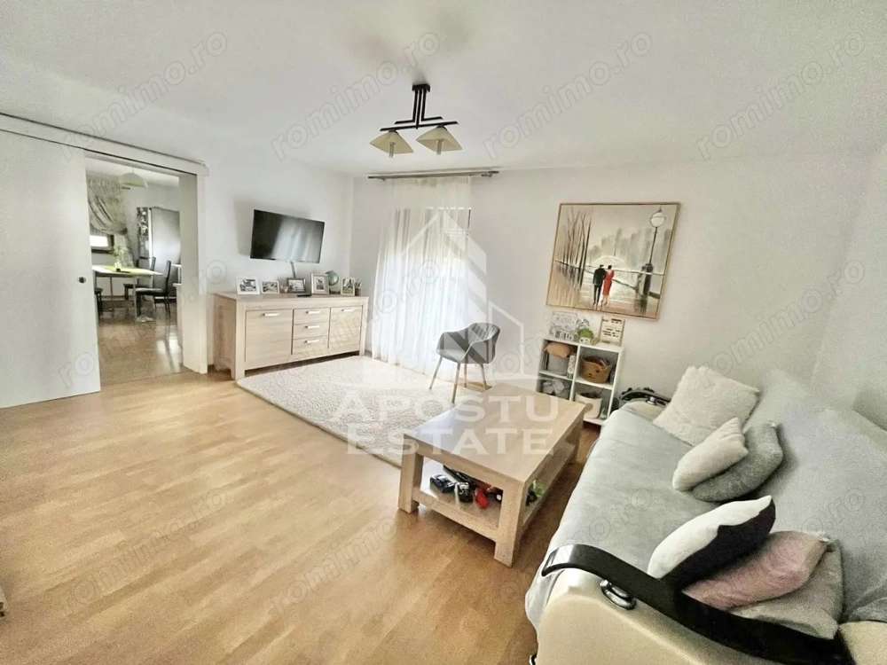 Duplex cu 4 camere si 2 bai complet mobilat si utilat in Giroc.