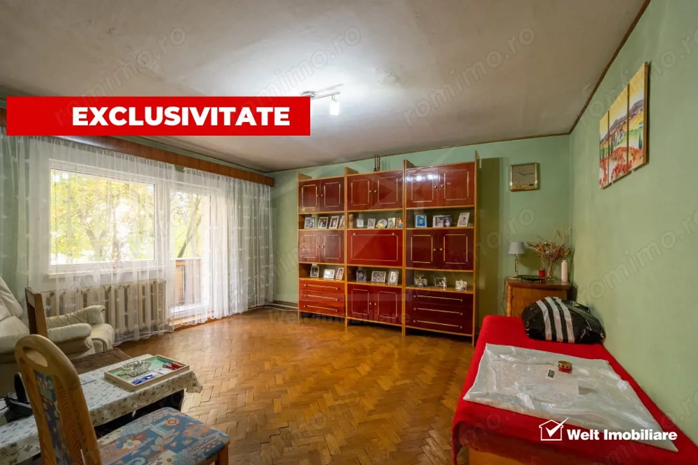 Apartament cu 4 camere spatioase, 82 mp, Manastur, etaj 1