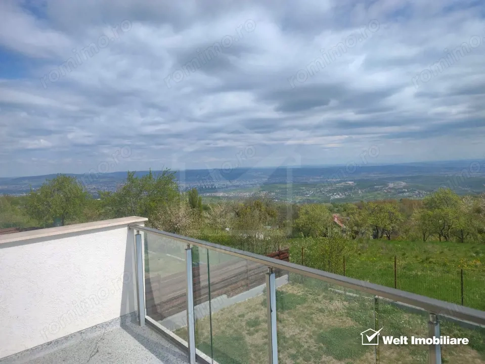 Casa in Feleacu, vedere peste Cluj-Napoca, P+1+M, 5 dormitoare, 180 mp utili,