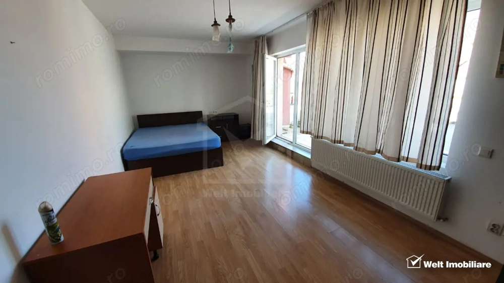 Apartament cu o camera, terasa 18 mp, strada Razoare, Floresti