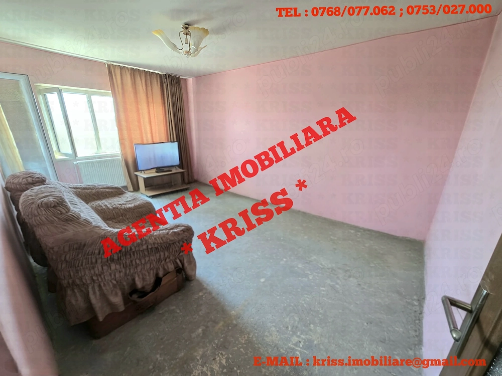 Apartament 3 Camere CRAIOVEI Confort 1 Decomandat Liber 2 Balcoane 2 Băi Centrală 73 Mp. An 1983