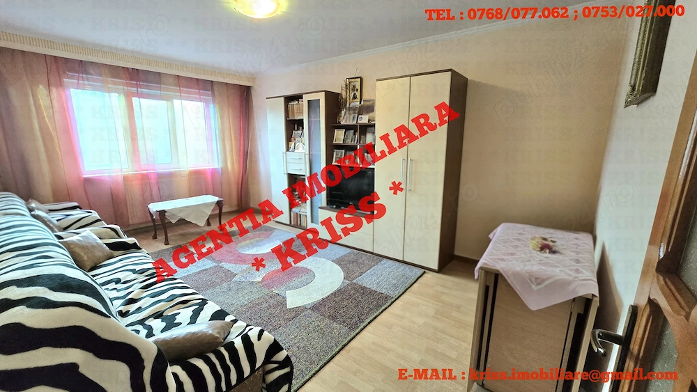 Apartament 3 Camere EXERCIȚIU Etaj 3 Confort 1 Decomandat 2 Balcoane 2 Băi Mobilat Utilat Șc. Nr. 2