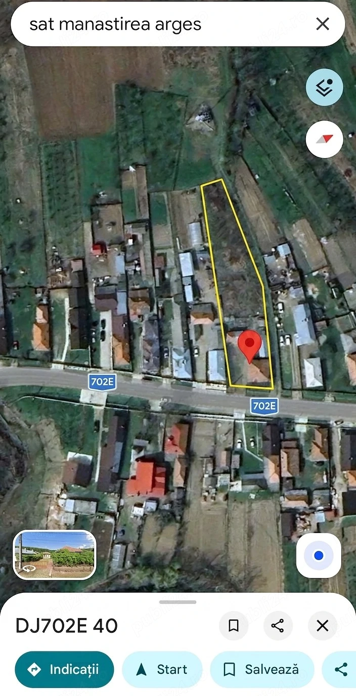 Teren intravilan și extravilan în Comuna Cobia, Sat Mănăstirea 
