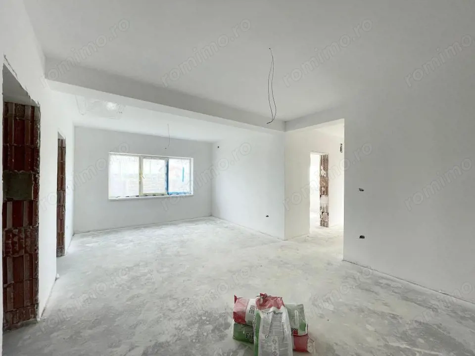 Duplex 3 camere cu toate utilitatile, 72mp utili, 300mp teren - Mosnita
