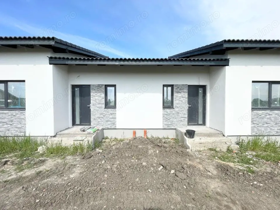 Duplex 3 camere cu toate utilitatile, 72mp utili, 375mp teren - Mosnita