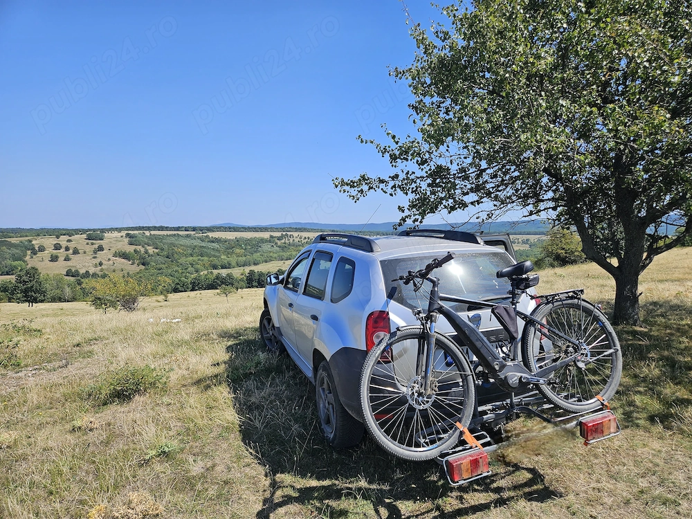 Suport pentru doua biciclete pe carlig remorcare