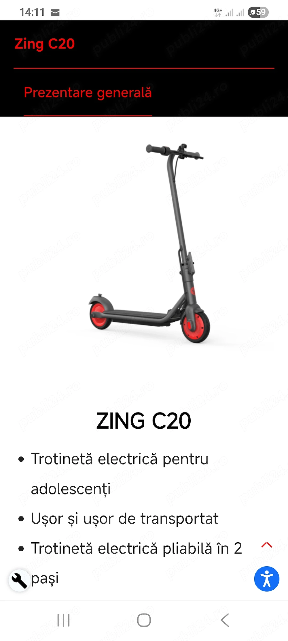 Trotineta electrica 